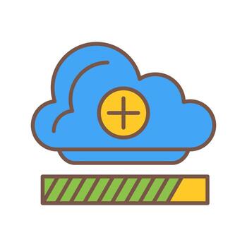 icono de vector de carga