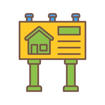 Billboard Vector Icon