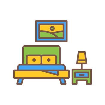 Bedroom Vector Icon