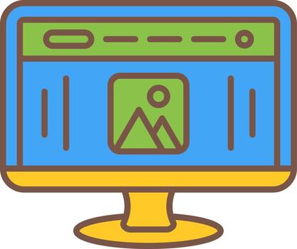 icono de vector de diseño web