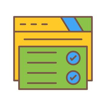 Web Browser Vector Icon