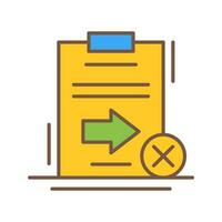 Send Failed Vector Icon