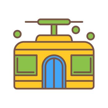 Cable Car Vector Icon