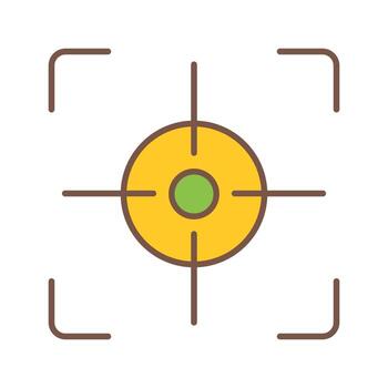 icono de vector de enfoque