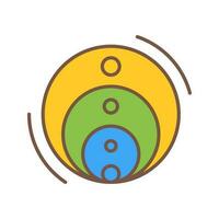 Venn Diagram Vector Icon