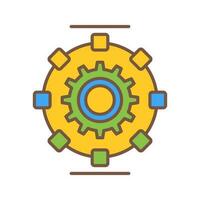 Automated Process Vector Icon