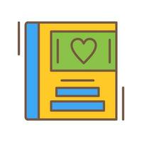 Wedding Album Vector Icon