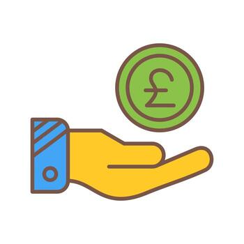 Pound Vector Icon