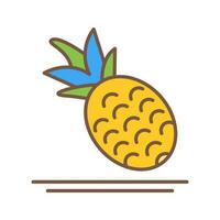 icono de vector de piña