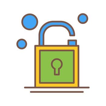 Open Lock Vector Icon