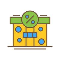 icono de vector de caja de regalo