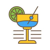 icono de vector de martini