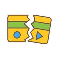 Broken Vector Icon