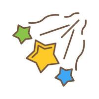 Falling Stars Vector Icon