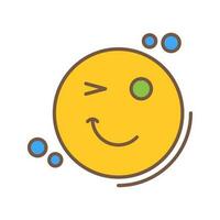 Wink Vector Icon