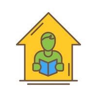 Home Learning Vector Icon