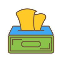 Tissue Box Vector Icon