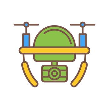 Camera Drone Vector Icon