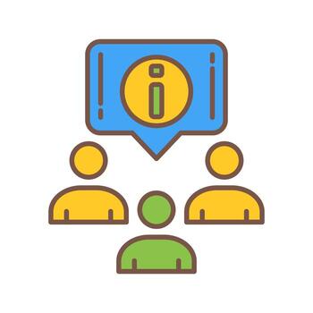 icono de vector de información