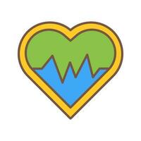 Heart Beat Vector Icon