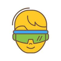 virtual Reality Glasses Vector Icon