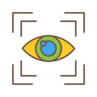 Eye Scan Vector Icon