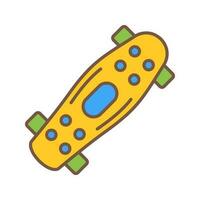 Skateboard Vector Icon