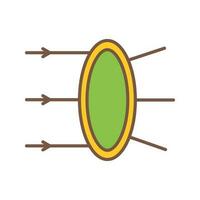 Refraction Vector Icon