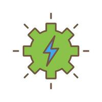 icono de vector de electricidad