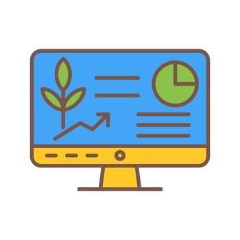 Computer Vector Icon