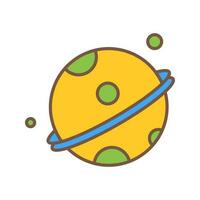 icono de vector de planeta