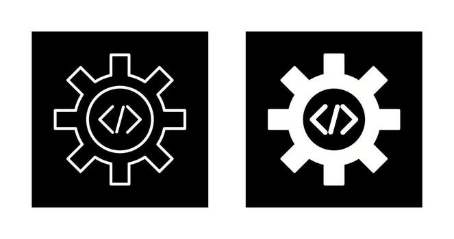 Unique Code Optimization Vector Icon