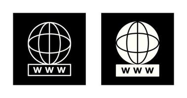 Unique World Wide Web Vector Icon