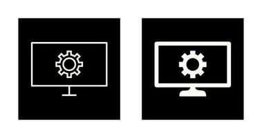 Unique Network Settings Vector Icon