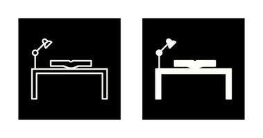 Unique Study Desk Vector Icon