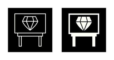 Diamond Exhibit Vector Icon