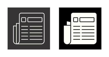 News Paper Vector Icon