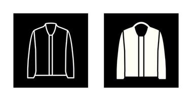 icono de vector de chaqueta