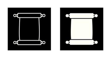 Scroll of Paper Vector Icon
