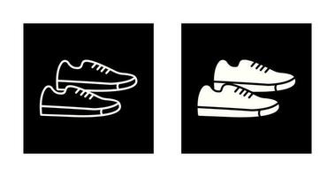 icono de vector de zapatillas