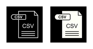 CSV Vector Icon