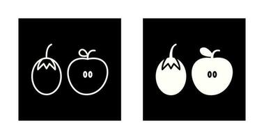 Fruits and VVegetables Vector Icon