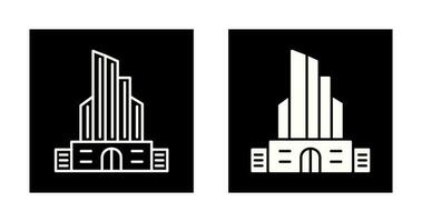 icono de vector de edificio de oficinas