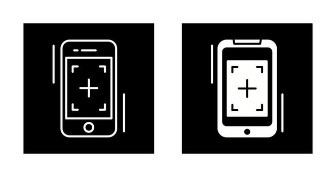 icono de vector de enfoque