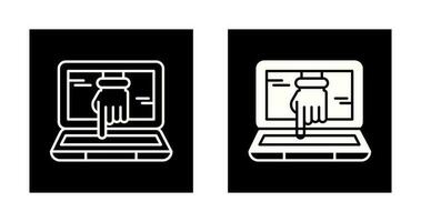 Computer Hacking Vector Icon