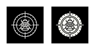 Bug Target Vector Icon
