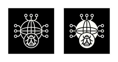 Global Malware Vector Icon