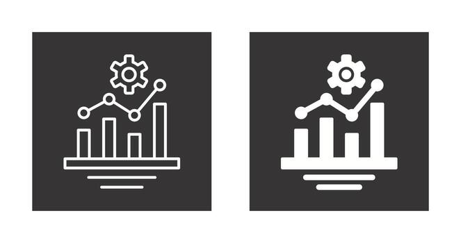 icono de vector de gráfico de barras