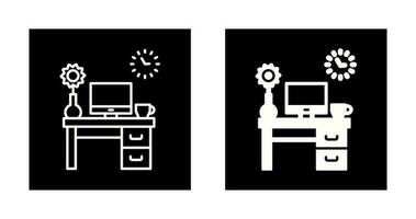 Work Table Vector Icon