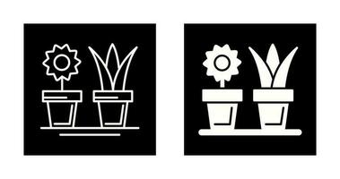 icono de vector de plantas de casa